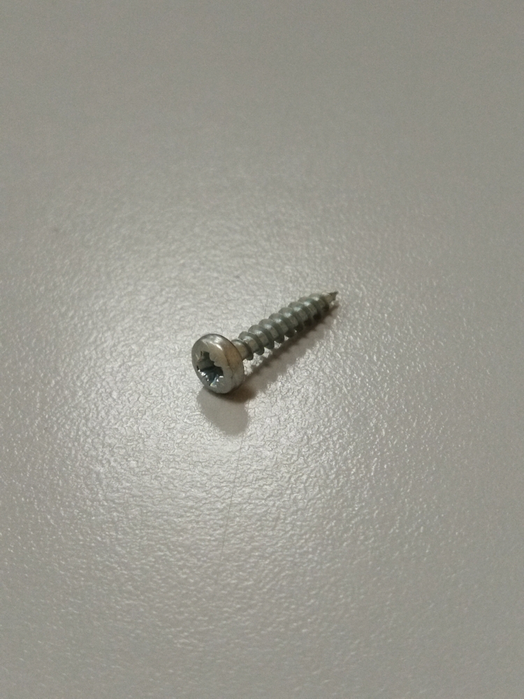 Шуруп 4,0х35мм, овальная шляпка, белый цинк