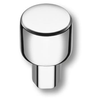Ручка-кнопка, 4126 001MP02, d=20мм, металл, глянцевый хром