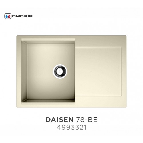 Мойка Daisen 78-BE, Artgranit/ваниль