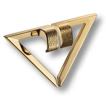 Ручка-скоба, 7430 Gold (SET), 64мм, металл, глянцевое золото