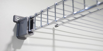 Полкодержатель-карман для полки сетчатой, белый