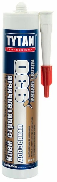 Клей Tytan Professional 930 для зеркал, 380г, бежевый