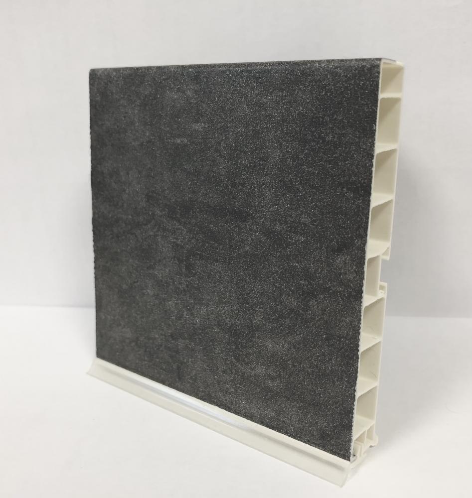 Цоколь пластиковый, h=150мм, L=4000мм, пластик, бетон темный (45), Россия