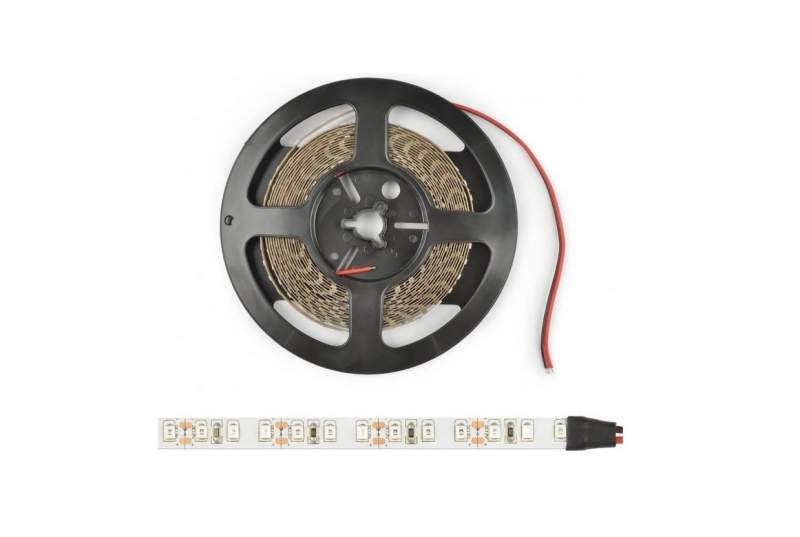 Лента  8х5000мм, SMD 2835, 12В, нейтральный,  9.6 Вт/м, 120 диодов/м, 1 000 Лм/м, IP33