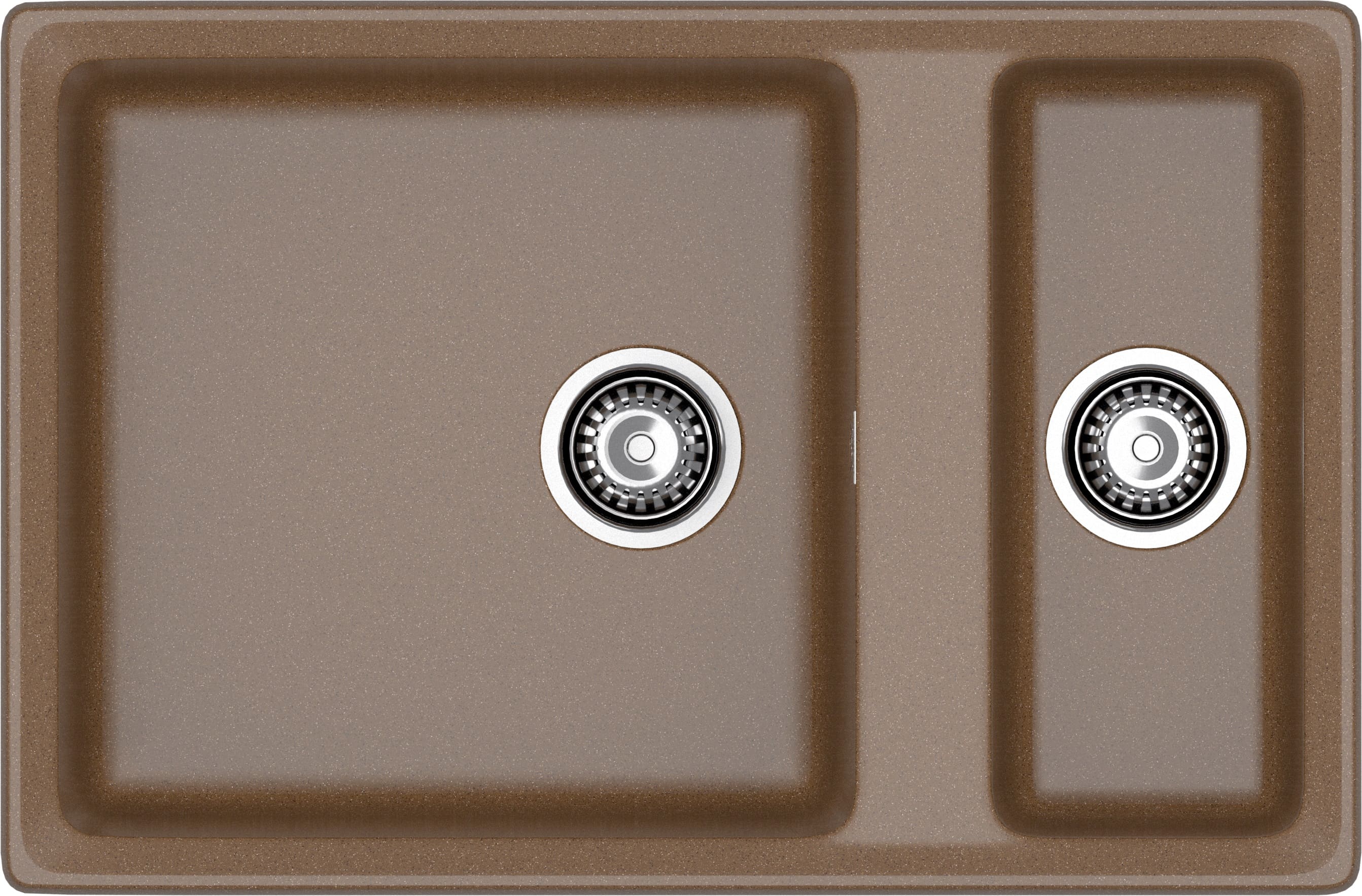 Мойка GranFest LEVEL 760K, 760х500 мм, терракот