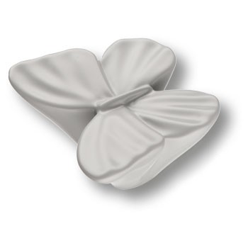 Ручка-кнопка, F1, 45х43х25мм, серый, "Бабочка"