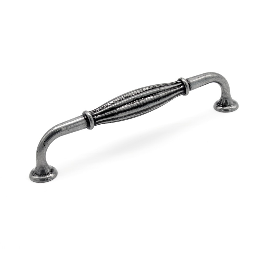 Ручка-скоба, Romantic, 11.3409.58, 128мм, металл, глянцевое олово