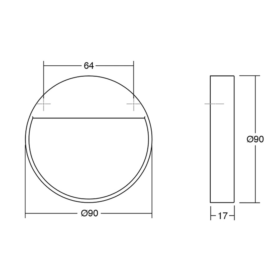 Ручка-скоба, BAU, 0496064ZM2, 64мм, металл, черный матовый, Viefe