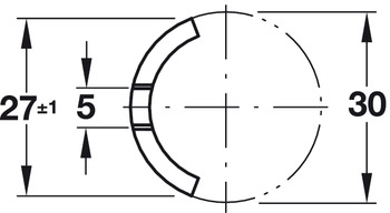 Стяжка Optimus, сталь, Hafele