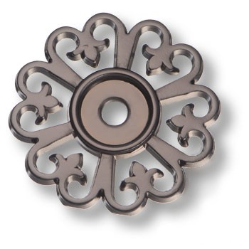 Подложка для мебельных ручек, M-9002-70, d=45мм, графит