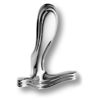 Крючок, 2035 0086 CR, трехрожковый, металл, глянцевый хром