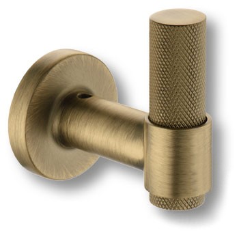 Крючок, 1035 001 ABM, однорожковый, металл, состаренная латунь