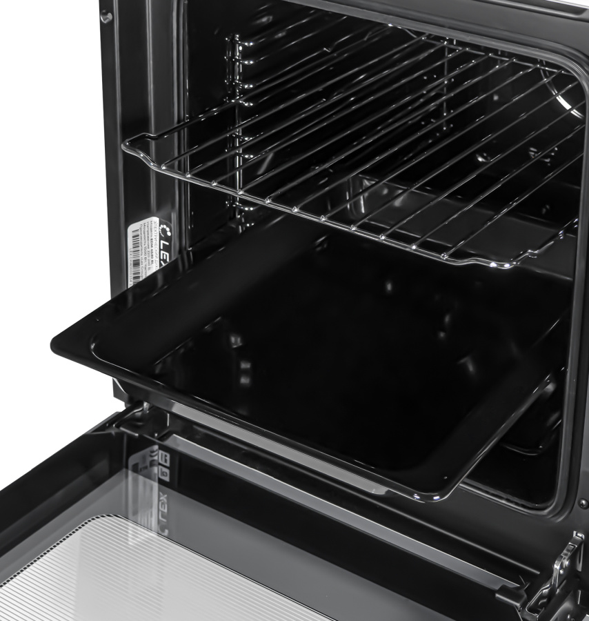 Духовой шкаф EDP 4590 BL, 45 см, стекло/нерж. сталь, черный, Lex