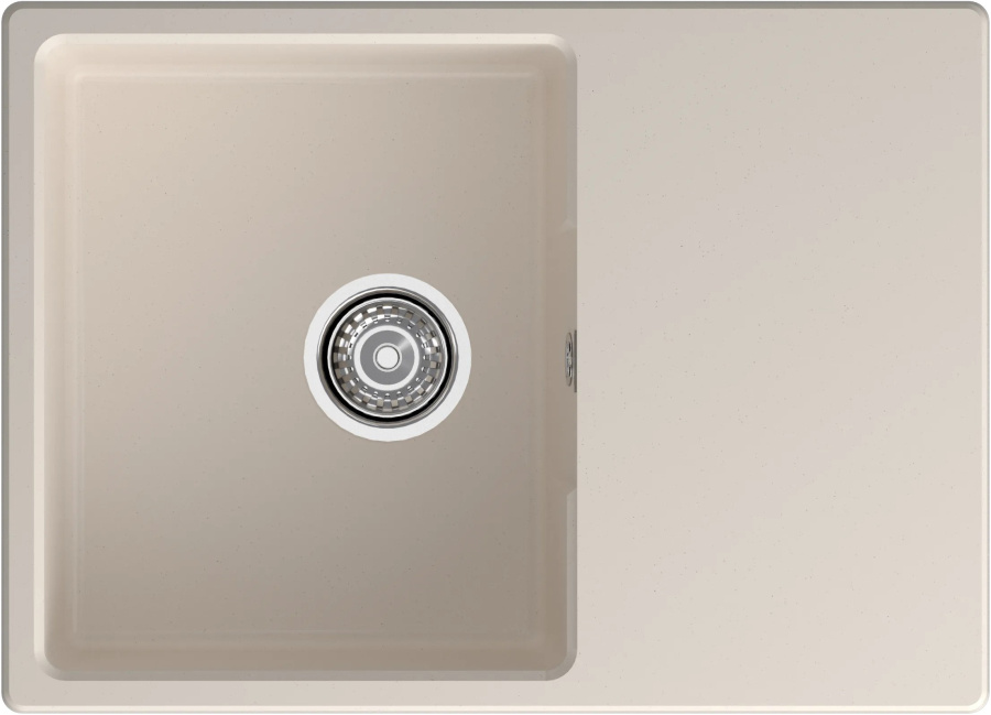 Мойка GranFest URBAN 668L, 680х490 мм, белый