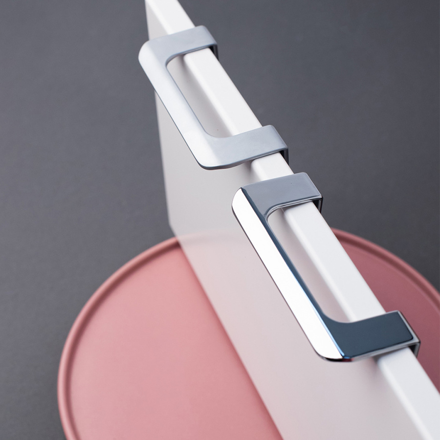 Ручка-скоба, 4150, 96мм, металл, матовый хром