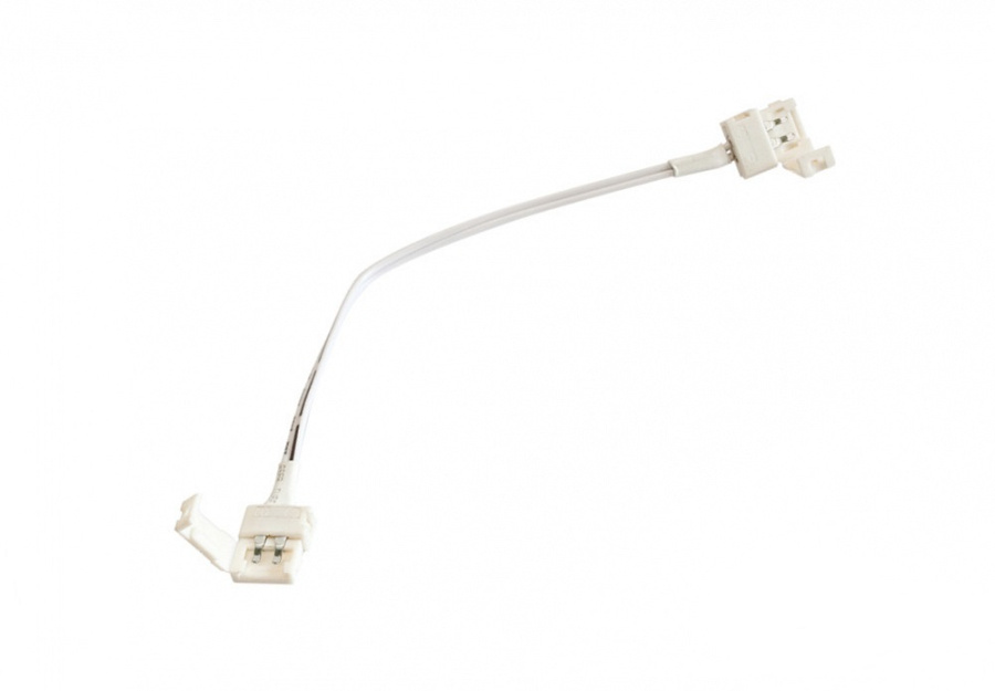 8мм. Коннектор гибкий лента-лента для одноцветных лент, зажимной, L=150мм