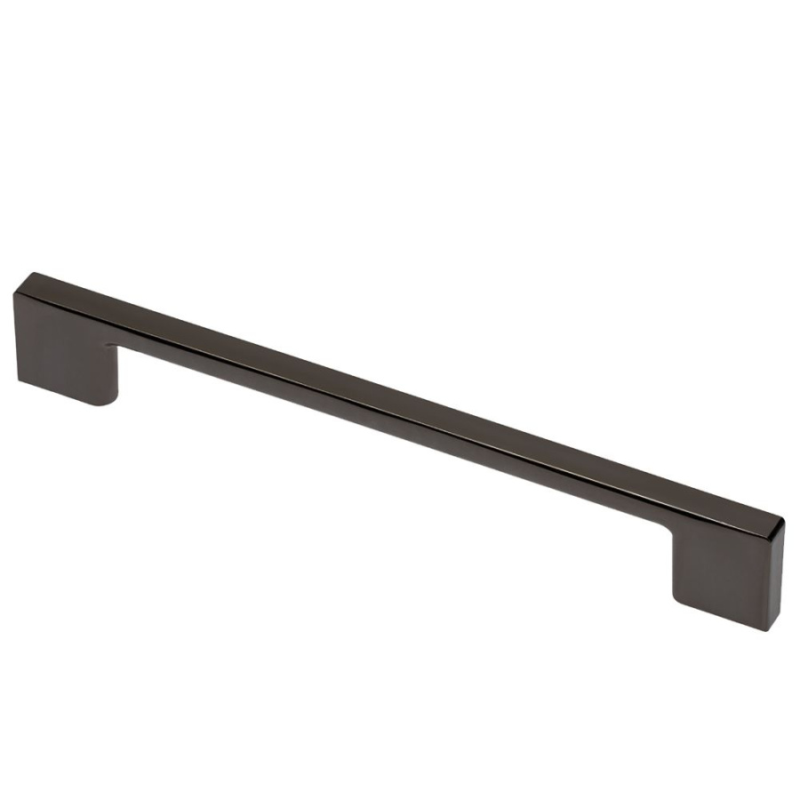 Ручка-скоба, UZ-819, 160мм, металл, черный хром