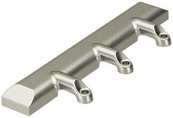 Адаптер крепления ФриФлап/Свинг/Слайд к фасадам из узкой рамки 20мм, никель