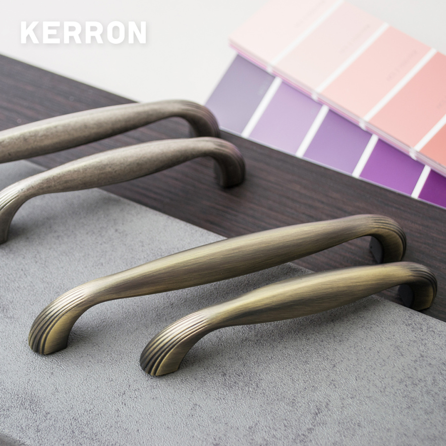 Ручка-скоба, 116, 128мм, металл, атласная бронза