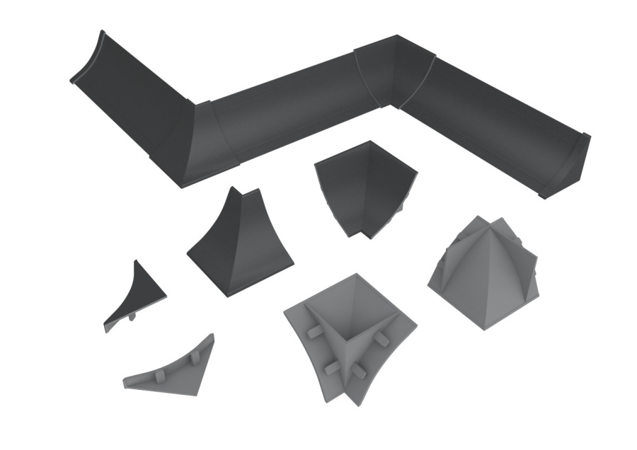 К-т д/плинтуса LB23 техас (1внутр+1внеш+2загл)