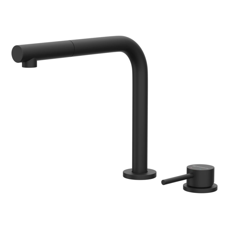 Смеситель Nara-S-GB, латунь, графит