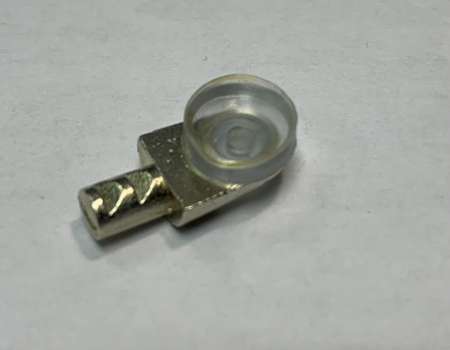 Полкодержатель лопатка для стекла 4-8мм с присоской, никель, CMF