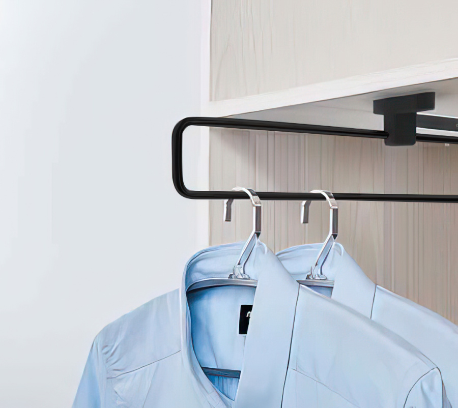 Штанга выдвижная, 450мм, черный, CMF