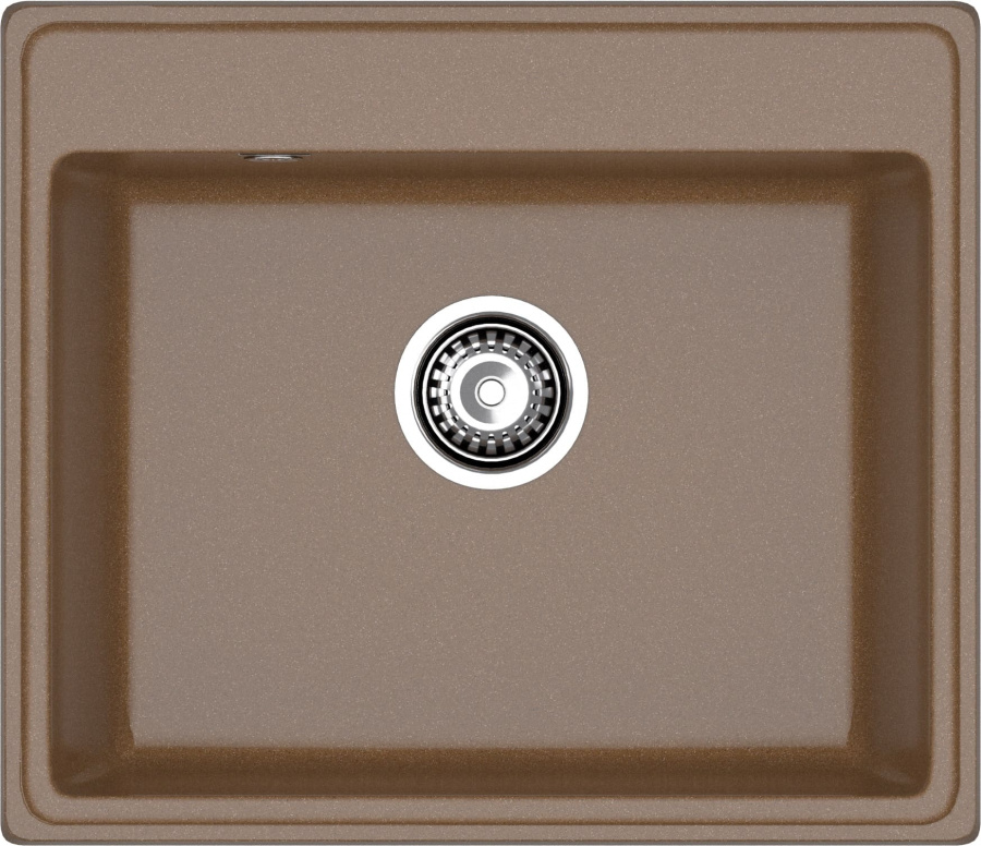 Мойка GranFest VERTEX V-580, 580х500 мм, терракот