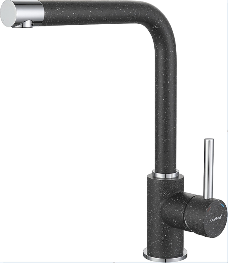 Смеситель GranFest 3651, d=50 мм, графит