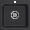 Мойка GranFest SMART 430, 430х430 мм, черный (без сифона) 