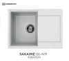 Мойка Sakaime 68-WH, Tetogranit/белый