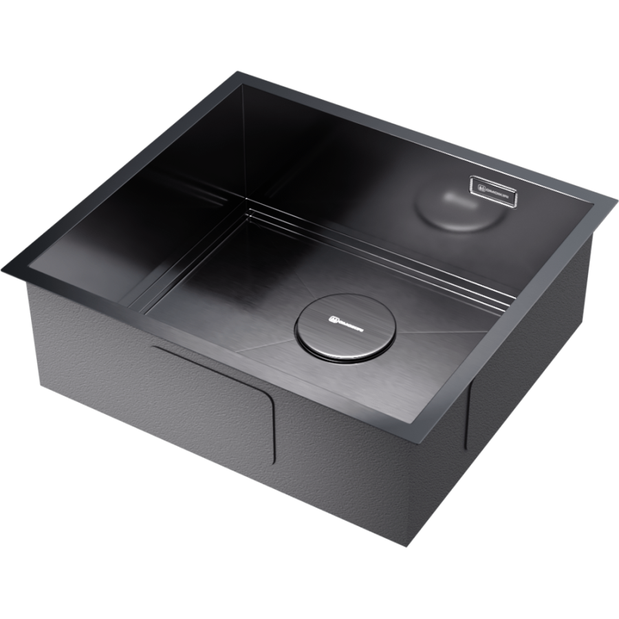 Мойка Kasen 49-16-INT-GM, нержавеющая сталь, вороненая сталь