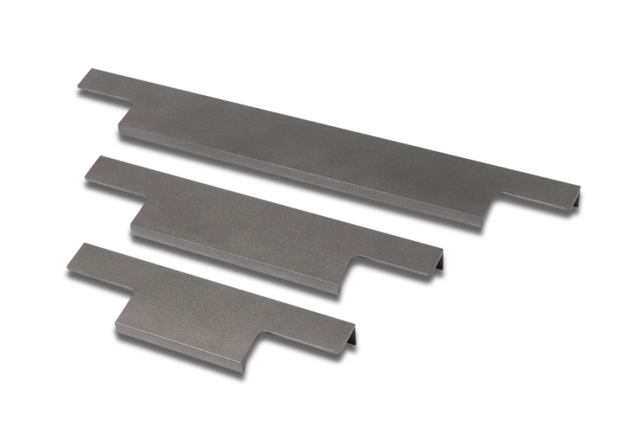 Ручка-профиль, CA1.2, 128/196мм, металл, графит