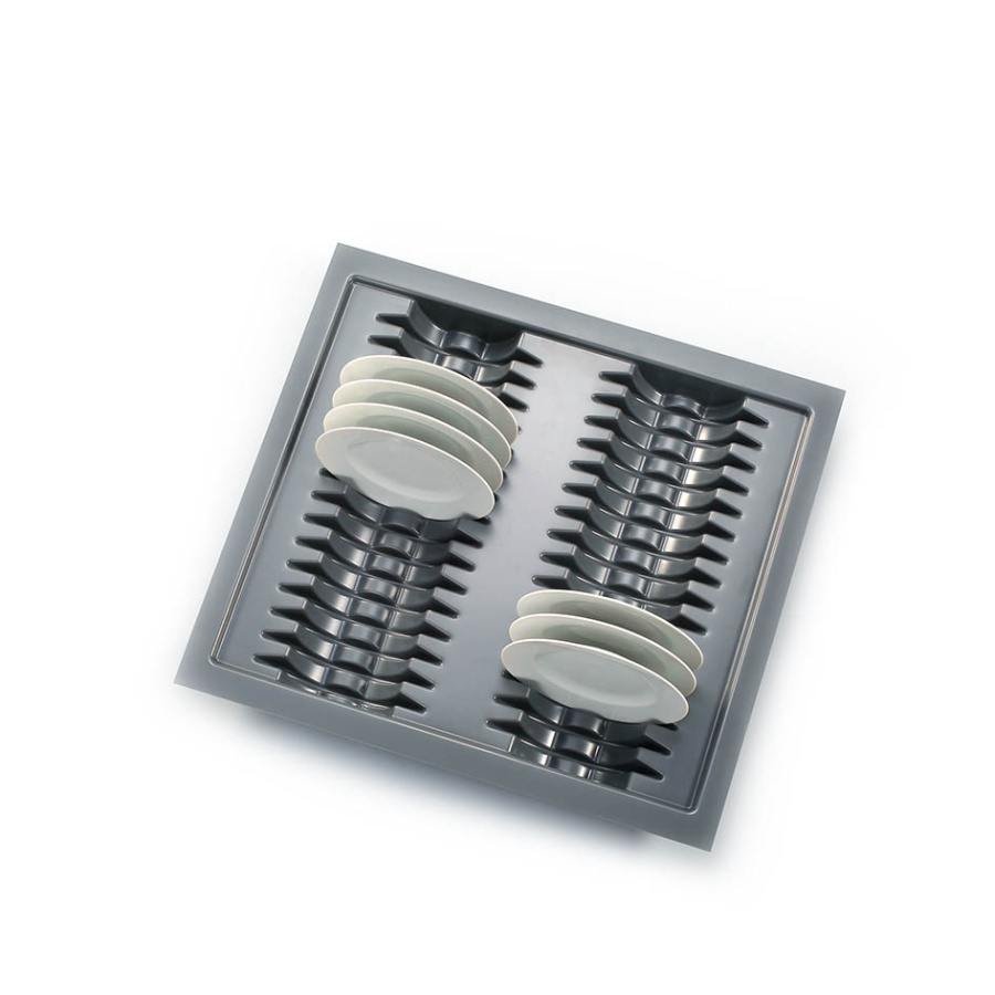 Вкладыш на 600мм для тарелок, серый