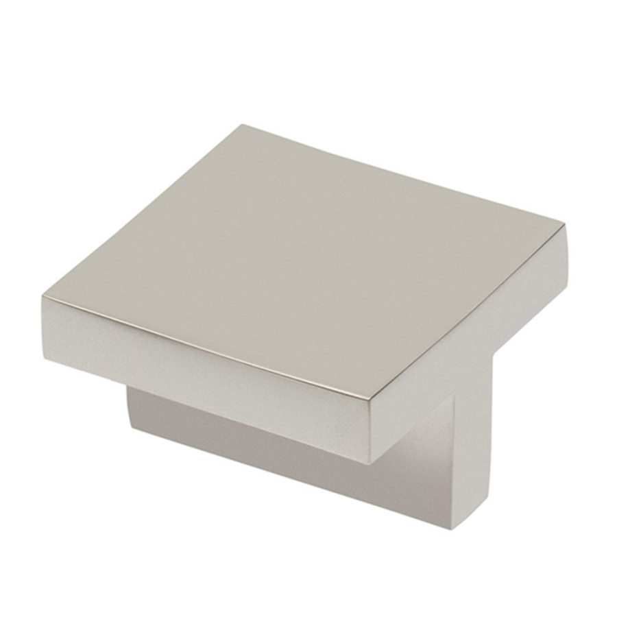 Ручка-кнопка, UZ-40, 40х40х24мм, металл, инокс, GTV