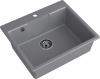 Мойка GranFest URBAN 658, 580х490 мм, темно-серый