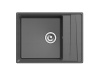 Мойка GranFest LEVEL 660L, 660х500 мм, графит