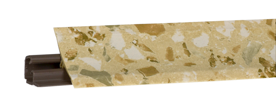 Плинтус LB-23, пестрый камень, 3000мм