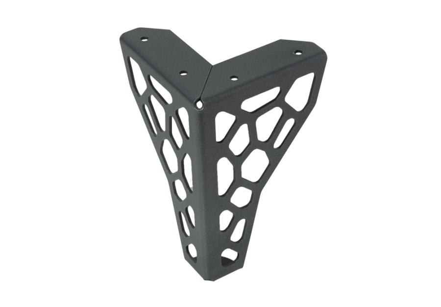 Опора нерегулируемая, h=150мм, металл, графит, JET