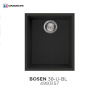 Мойка Bosen 38-U-BL, Tetogranit/черный