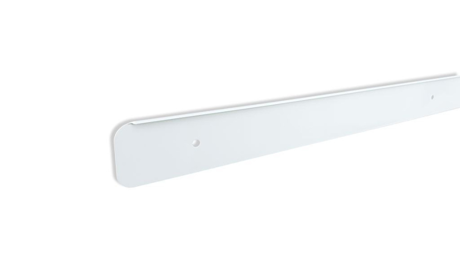 Планка торцевая 38мм, R8, 180*, L=625мм, универсальная, белый, СКИФ
