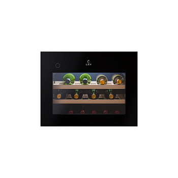 Винный шкаф LWD6028BL PP, 455х590х563 мм, стекло, черный, Lex