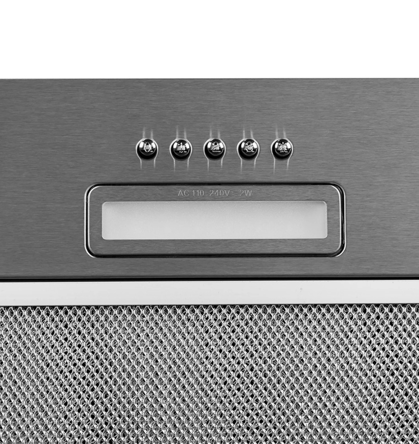 Вытяжка полновстраиваемая GS BLOC LIGHT 600 INOX, 60см, б/угольного фильтра, нерж. сталь, Lex