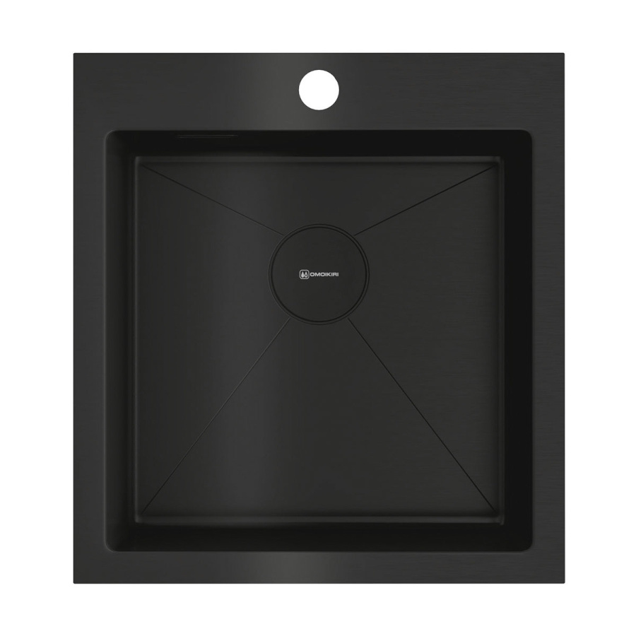 Мойка Akisame 46-GB, нержавеющая сталь, графит