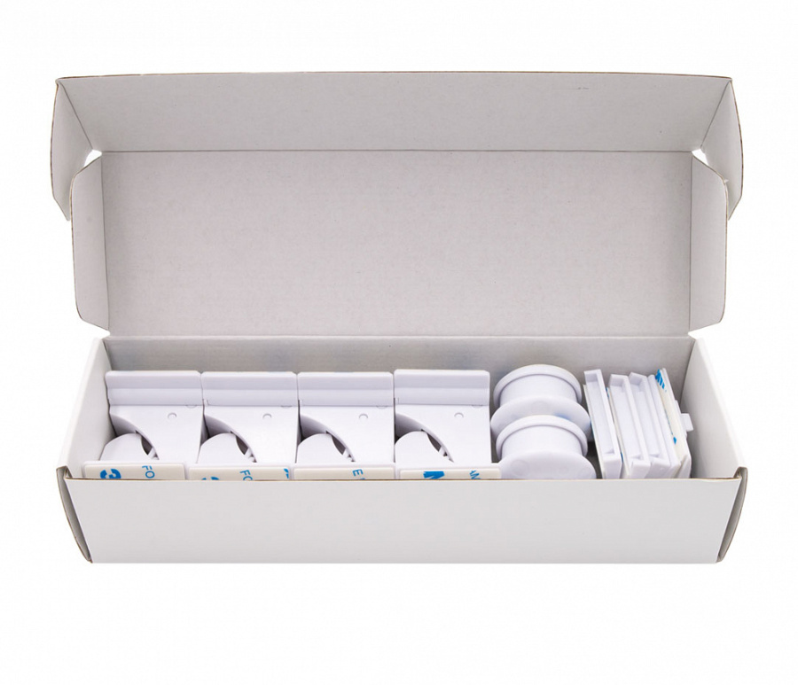 Замок магнитный JET 522 B, накладной, внутренний, комплект (8+2)