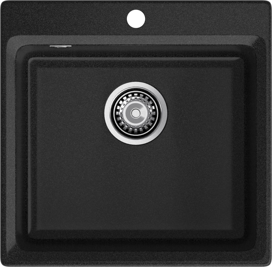 Мойка GranFest LEVEL 510, 510х500 мм, графит