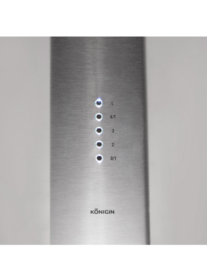 Вытяжка настенная Enso Steel, 38 см, б/уг. фильтра, нерж. сталь, Konigin