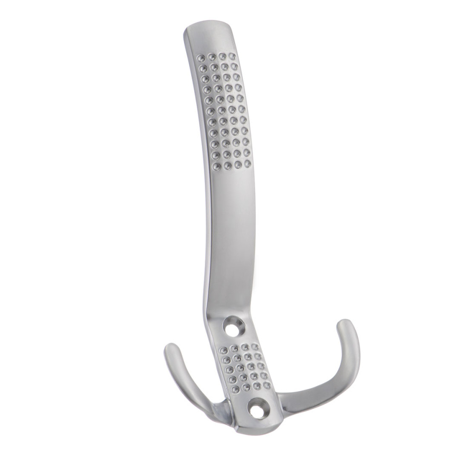 Крючок, KR 0070, трехрожковый, матовый хром/25