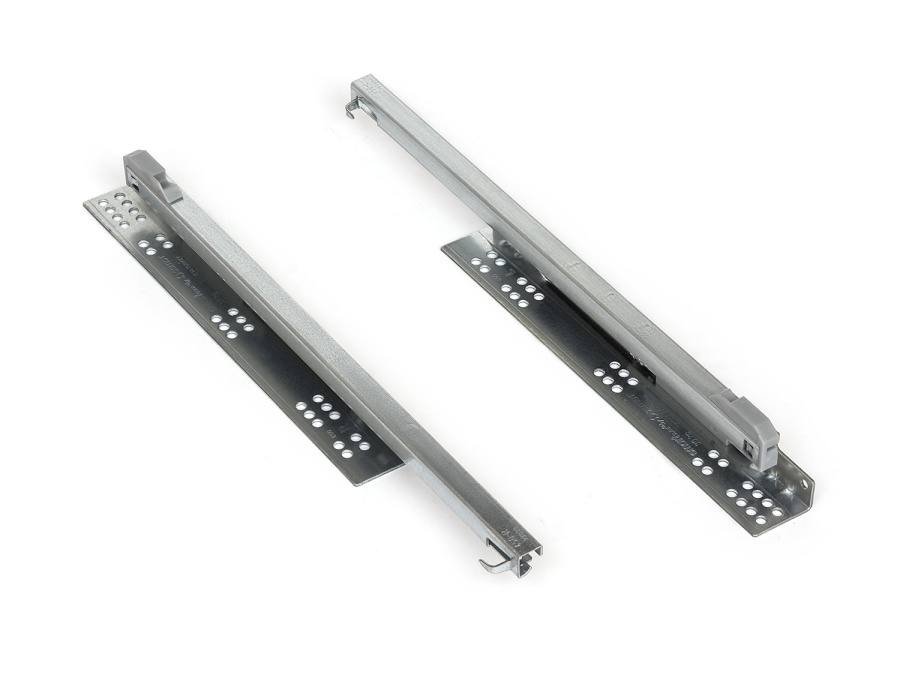 Направляющие SMART SLIDE, L=250мм, полного выдвижения, с доводчиком, 40кг, Samet