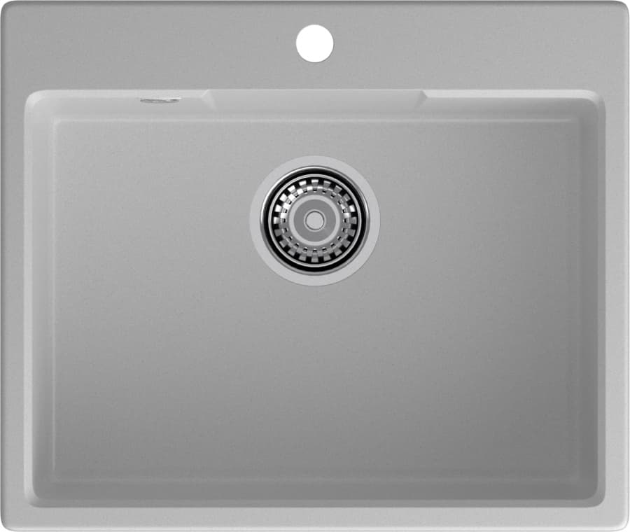 Мойка GranFest URBAN 658, 580х490 мм, серый